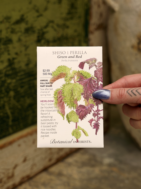 Green and Red Shiso Perilla