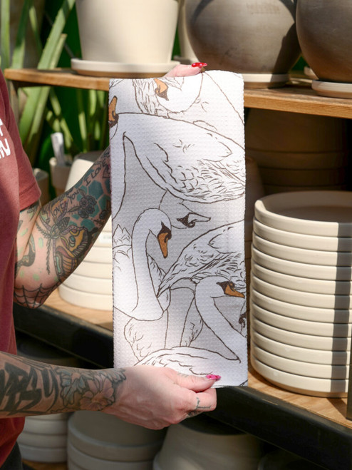 Geometry Gentle Strength Tea Towel