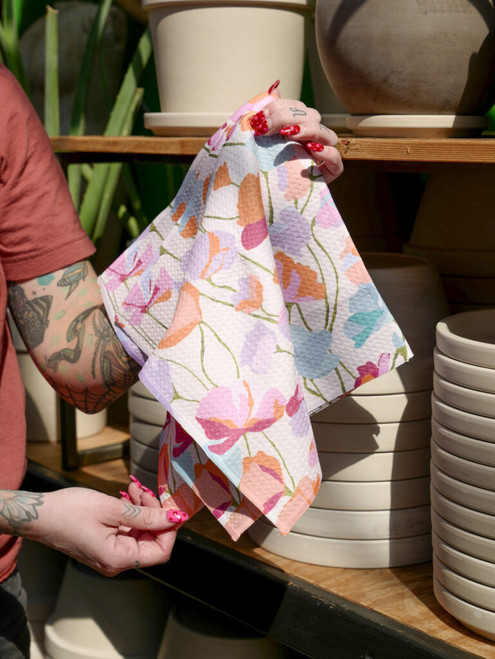 Geometry Sunlit Garden Dishcloth Set