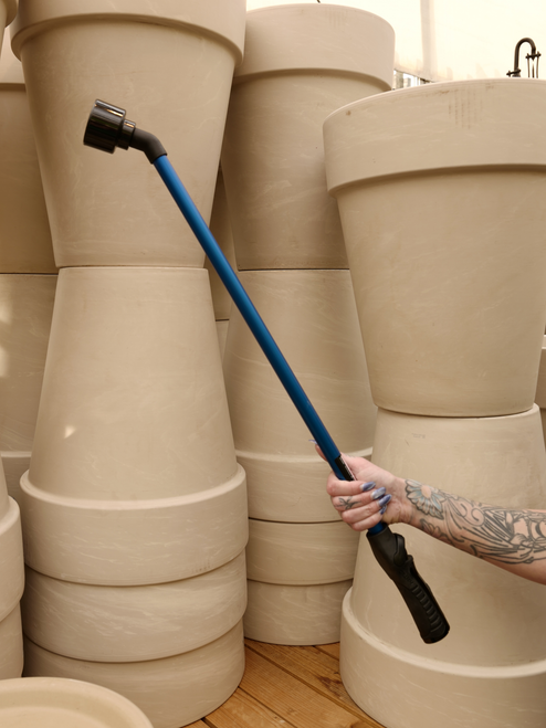 30" One Touch Shower Wand in Blue