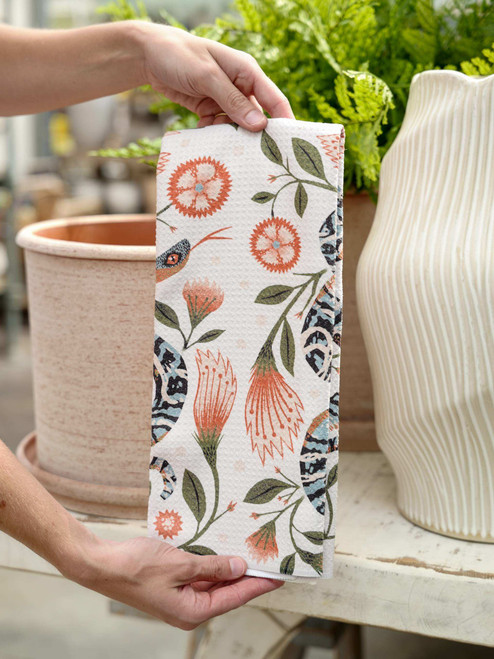Geometry Scutes Tea Towel