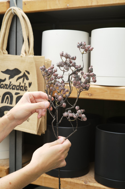 26" Washed Currant Berry in Plum (Faux)