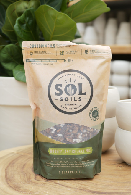 2 qt Sol Soils Houseplant Chunky Mix