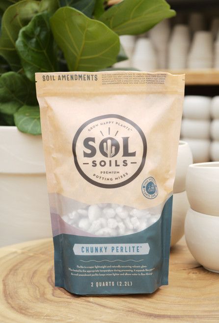 2 qt Sol Soils Chunky Perlite