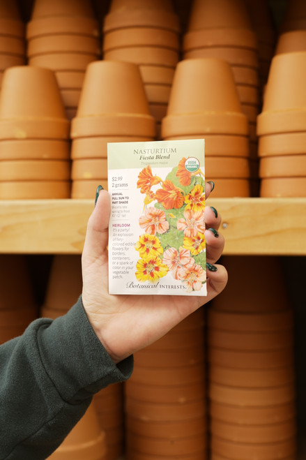 Organic Nasturtium Fiesta Seed Blend