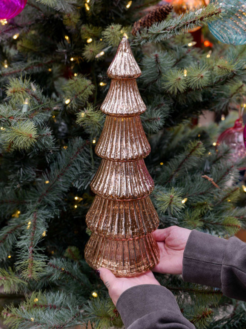13" LED Tree in Rose Gold