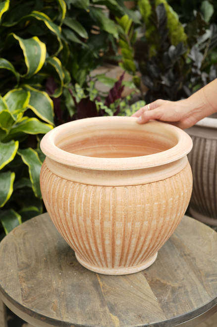 11.8" Bergs Piccolina Pot in Raw Rosa