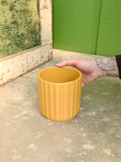 4.75" Beam Pot in Mustard