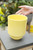 7.1" Bergs Hoff Glazed Pot in Yellow