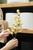 32" Rosehip Stem in Cream (Faux)