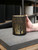 5" Tree Votive in Black & Gold