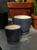 5.5" Egg Pot w/Saucer in Blue