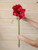 26.5" Amaryllis Stem in Red (Faux)