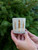 3" Tree Votive in Gold & White