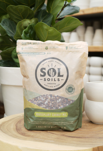 1 Gallon Sol Soils Houseplant Chunky Mix - Tonkadale