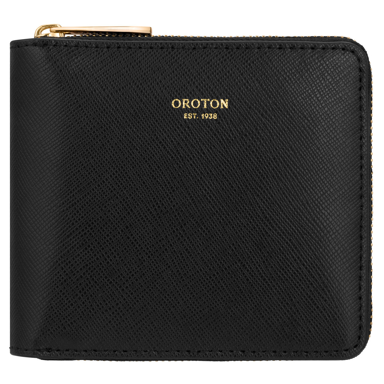 【OROTON】★INEZ SMALL ZIP WALLET★収納力抜群二つ折り財布! Inez Small Zip Wallet - Black | Oroton