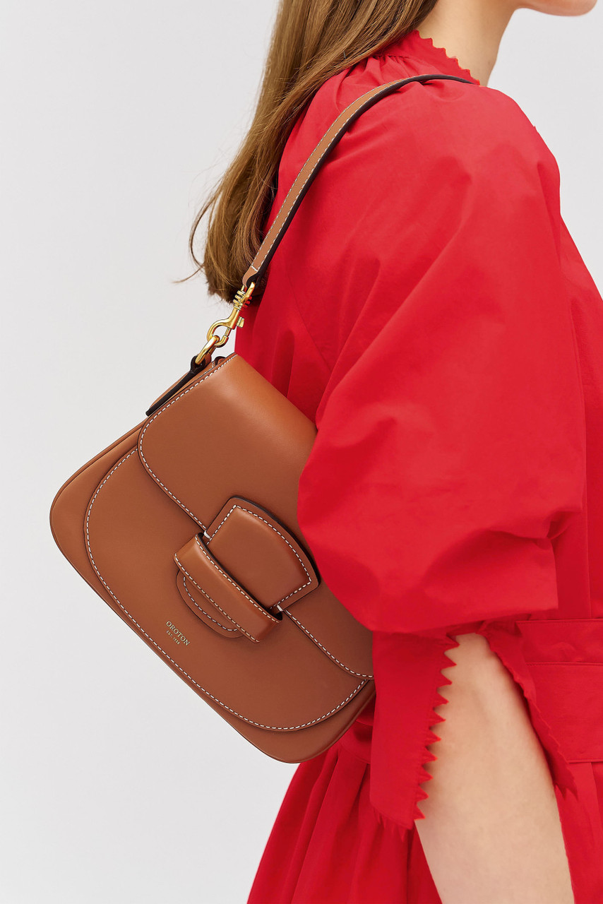 Carter Small Day Bag Brandy Oroton