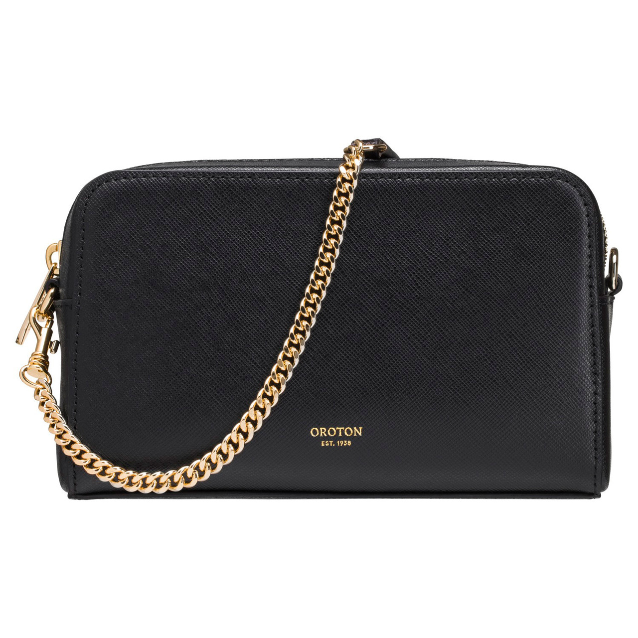 Inez Chain Crossbody Black Oroton