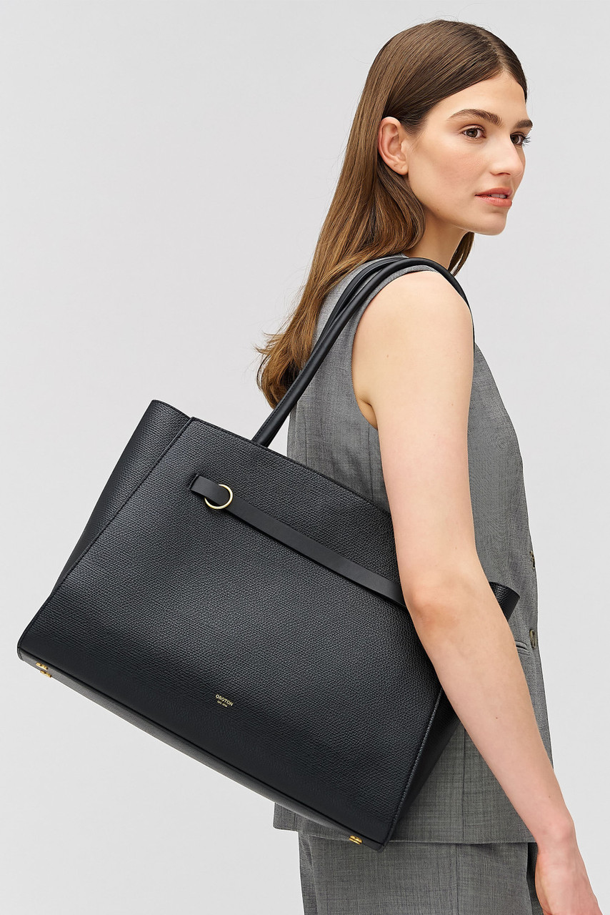 Audrey Large Tote Black Oroton - Main Image
