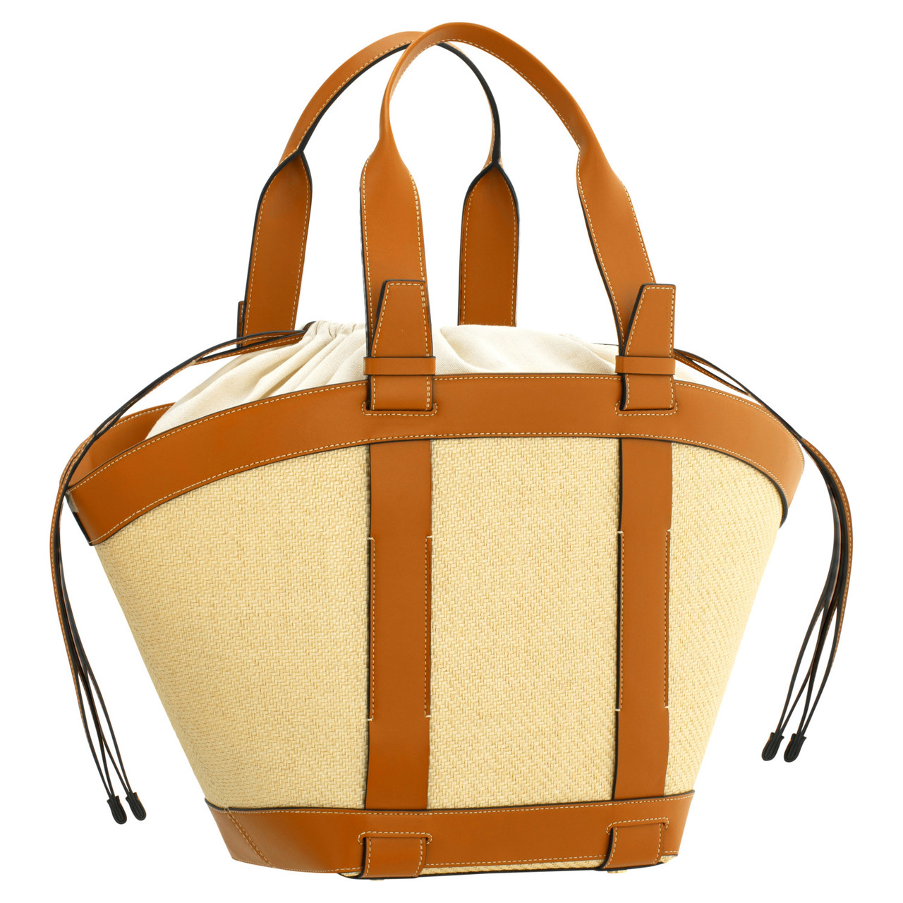 Harper Large Tote Natural Brandy Oroton