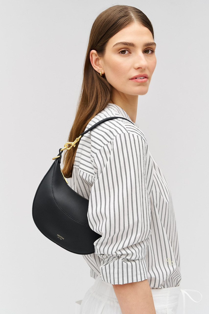 FLORENCE SMALL SHOULDER BAG Black Oroton - Main Image
