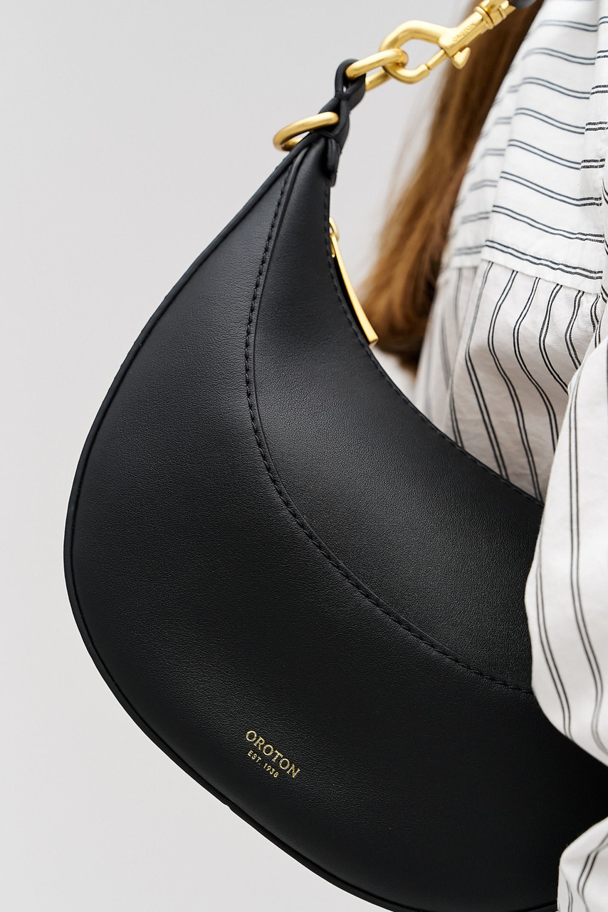 AUS発★OROTON★Florence Medium レザー 2WAY ショルダーバッグ FLORENCE SMALL SHOULDER BAG - Black | Oroton