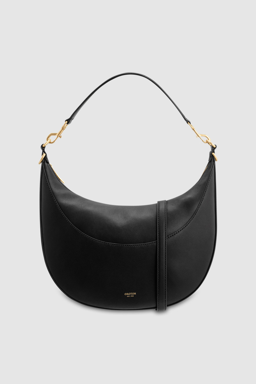 AUS発★OROTON★Florence Medium レザー 2WAY ショルダーバッグ FLORENCE MEDIUM HOBO - Black | Oroton