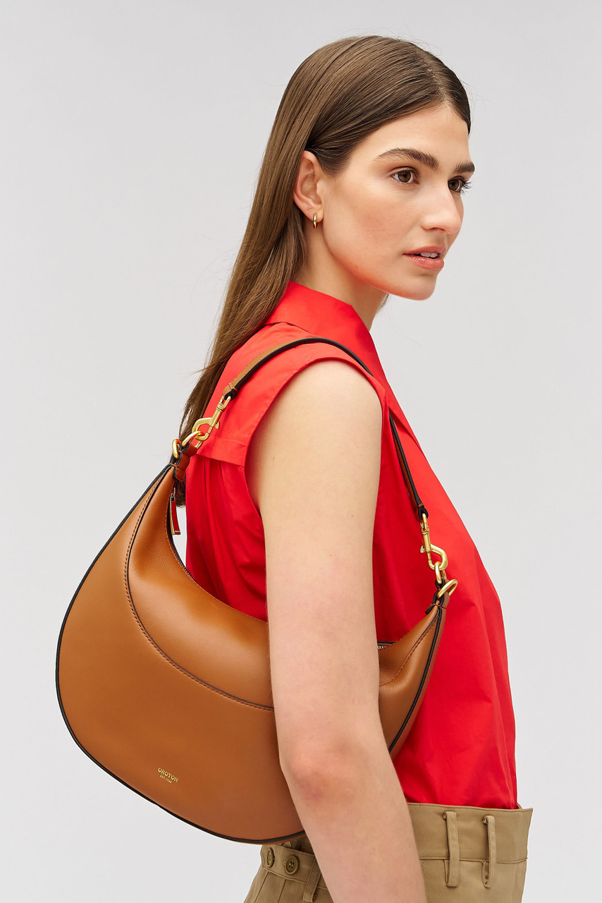 FLORENCE MEDIUM HOBO Cognac Oroton - Main Image