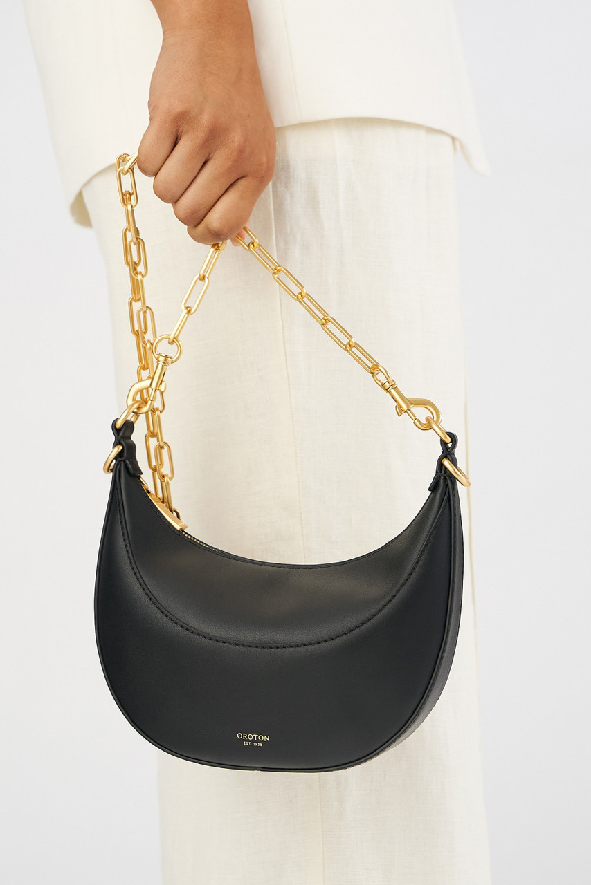 Isla Long Chain Strap Brass Oroton