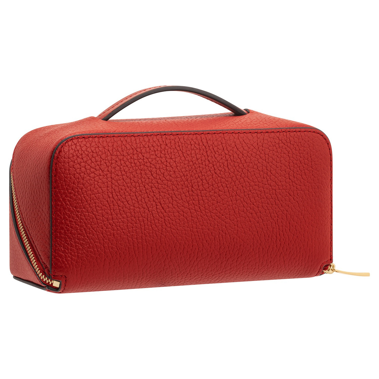 Fife Medium Beauty Case - Dark Poppy | Oroton