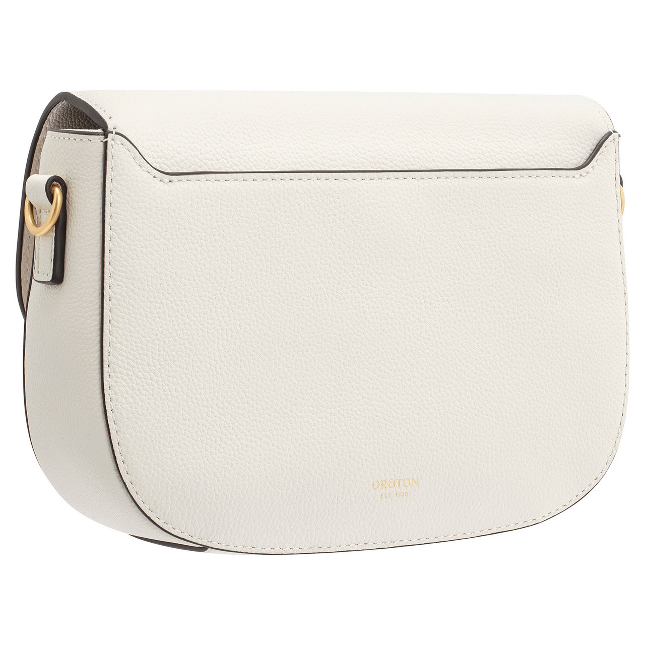 YVONNE SMALL SADDLE BAG - Cream | Oroton YVONNE SMALL SADDLE BAG - Cream | Oroton