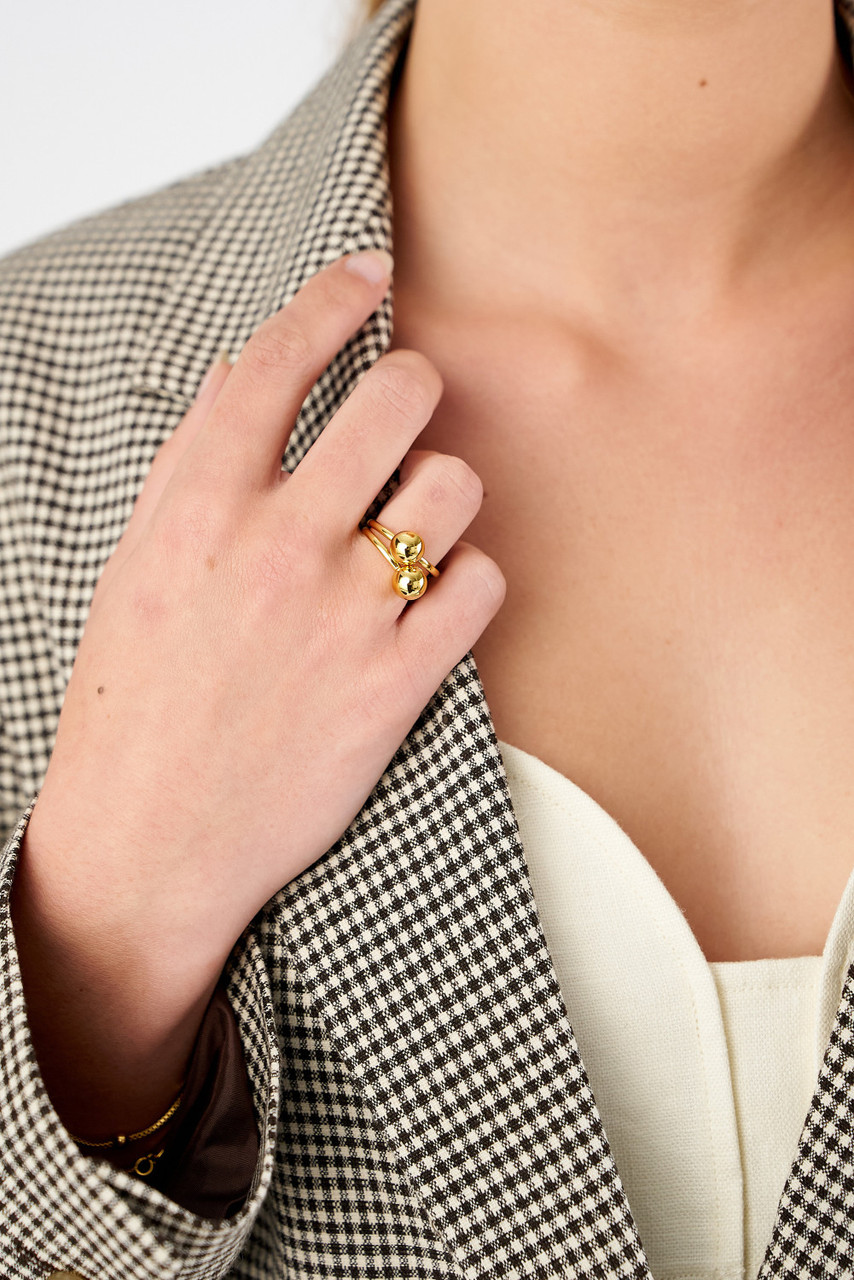Sphere Ring - 18K Gold | Oroton
