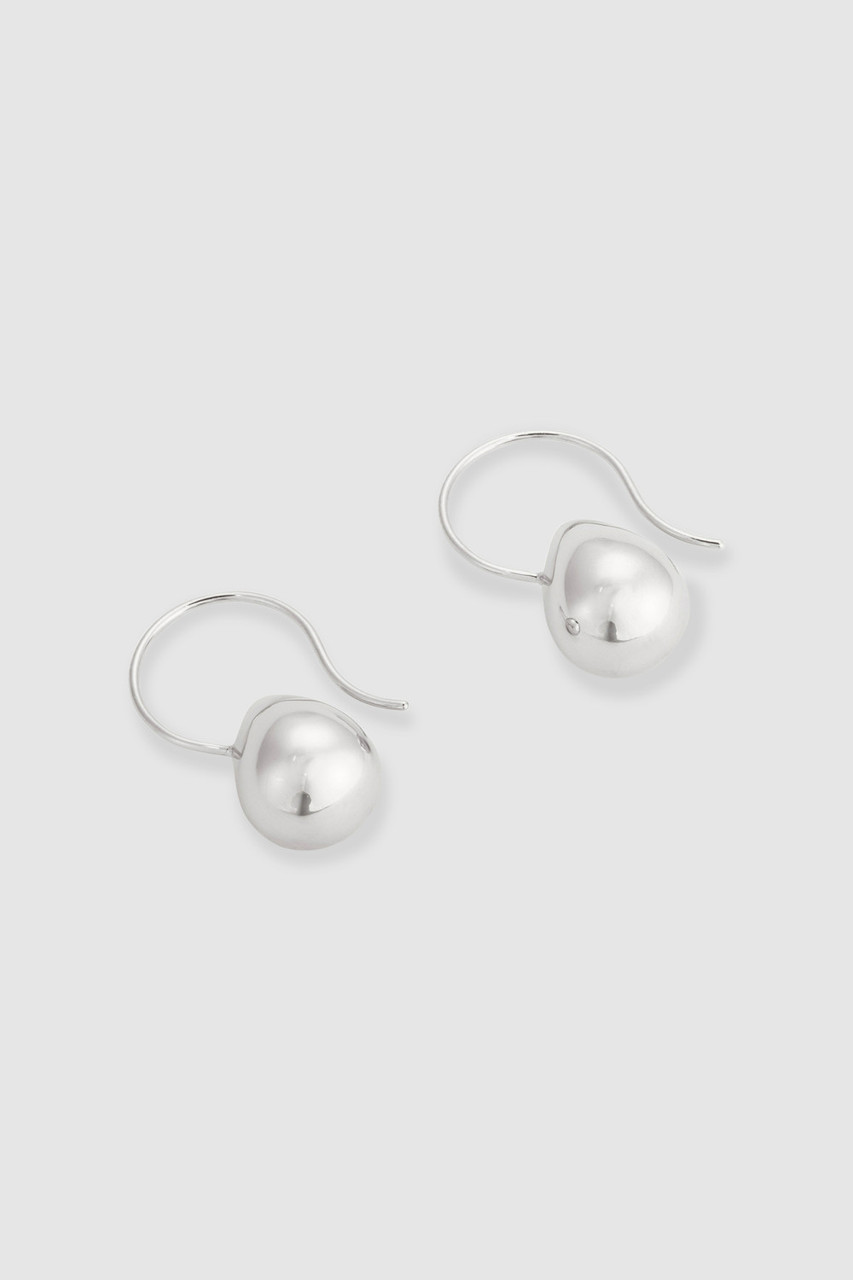 Bonnie Tear Drop Bead Earrings - Silver | Oroton