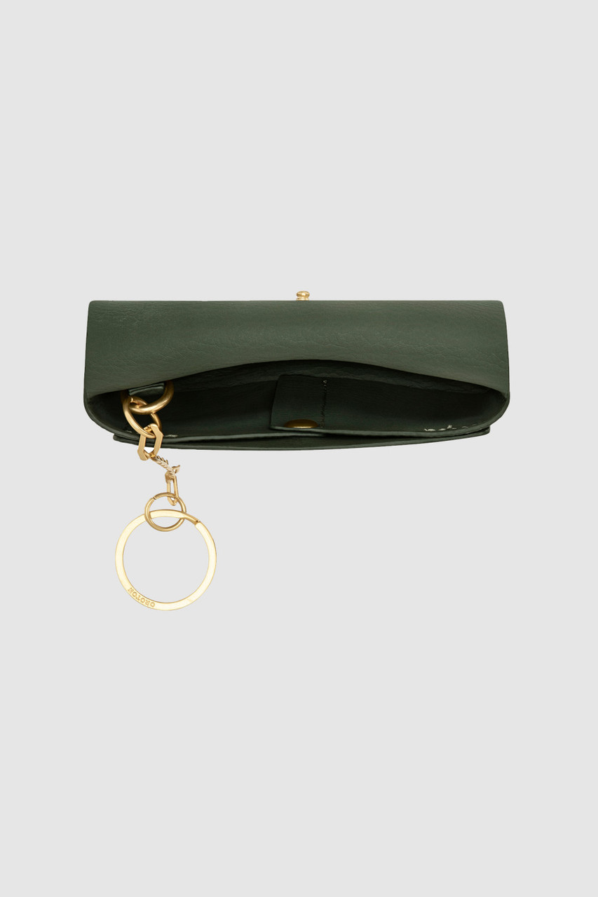 Margot Keyring Pouch - Moss | Oroton