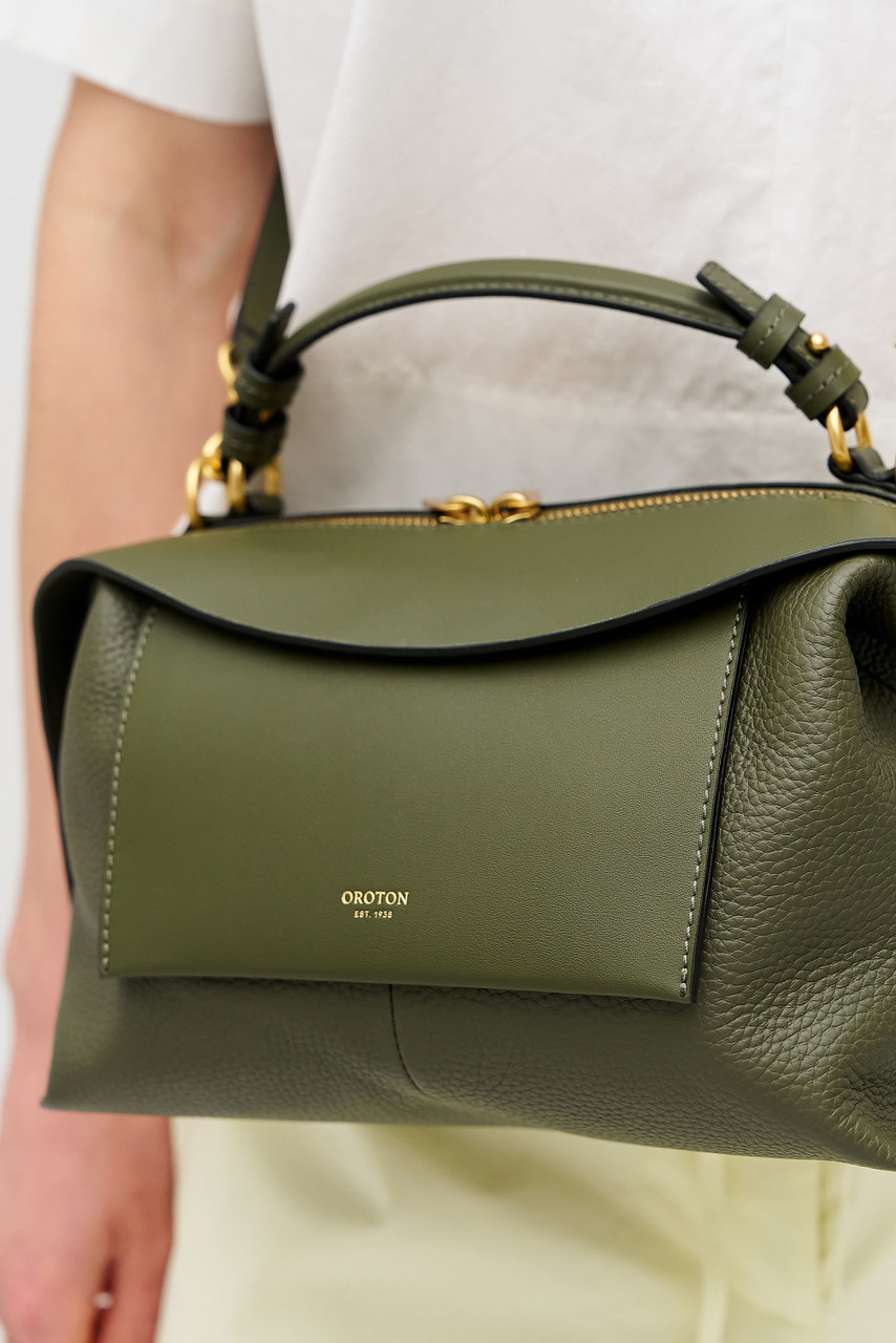 MICA BOWLER - Dark Khaki | Oroton