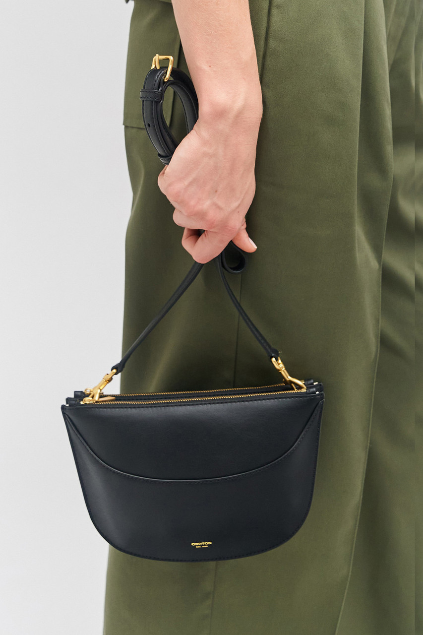 AUS発★OROTON★Florence レザー 2WAY ショルダーバッグ Florence Crossbody - Black | Oroton
