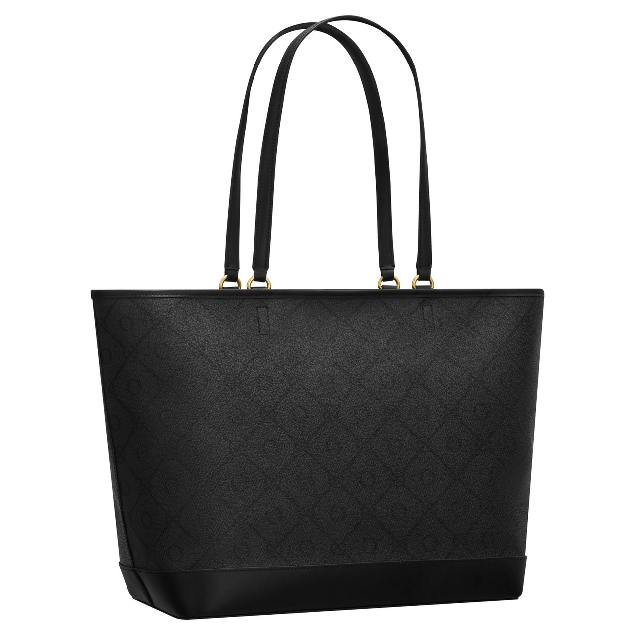 ★Oroton★Harvey Signature Shopper Tote レザー トートバッグ Harvey Signature Shopper Tote - Black | Oroton