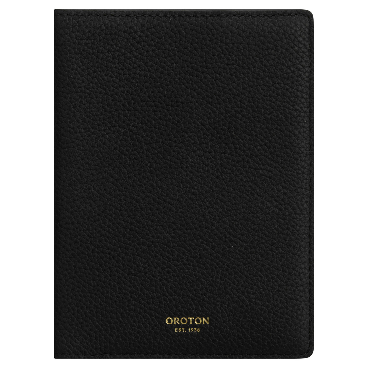 Harvey Signature Passport Cover - Black/Cognac | Accessories