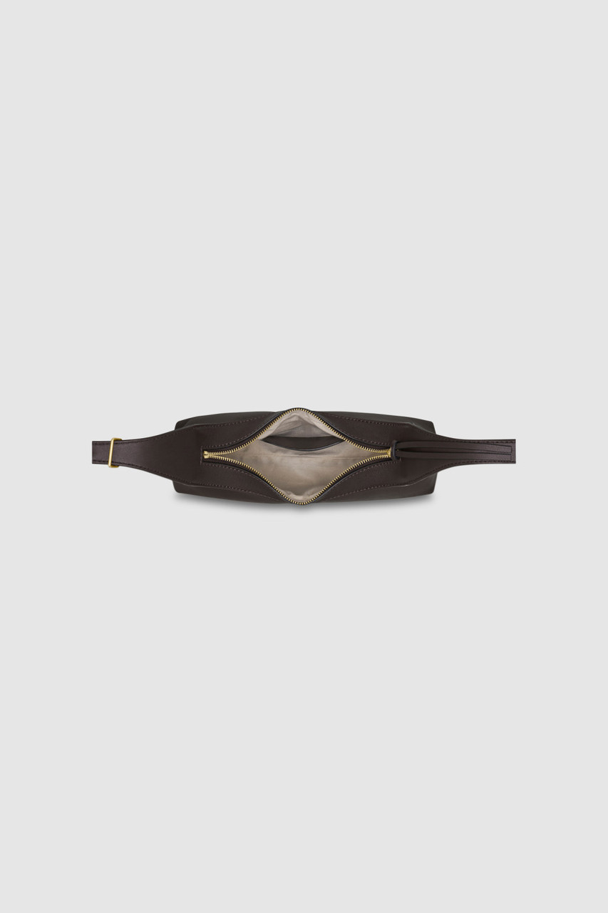 ★OROTON★Cinder Mini Baguette★Dark Poppy CINDER MINI BAGUETTE - Black | Oroton