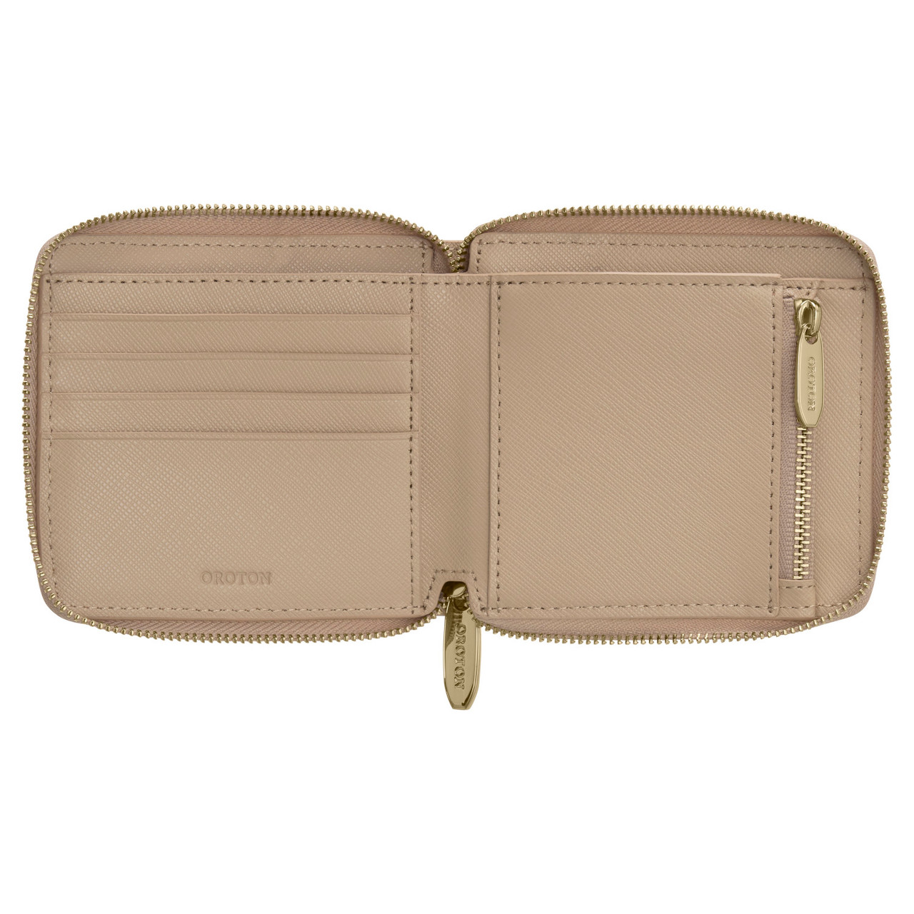 【OROTON】★INEZ SMALL ZIP WALLET★収納力抜群二つ折り財布! Inez Small Zip Wallet - Fawn | Oroton