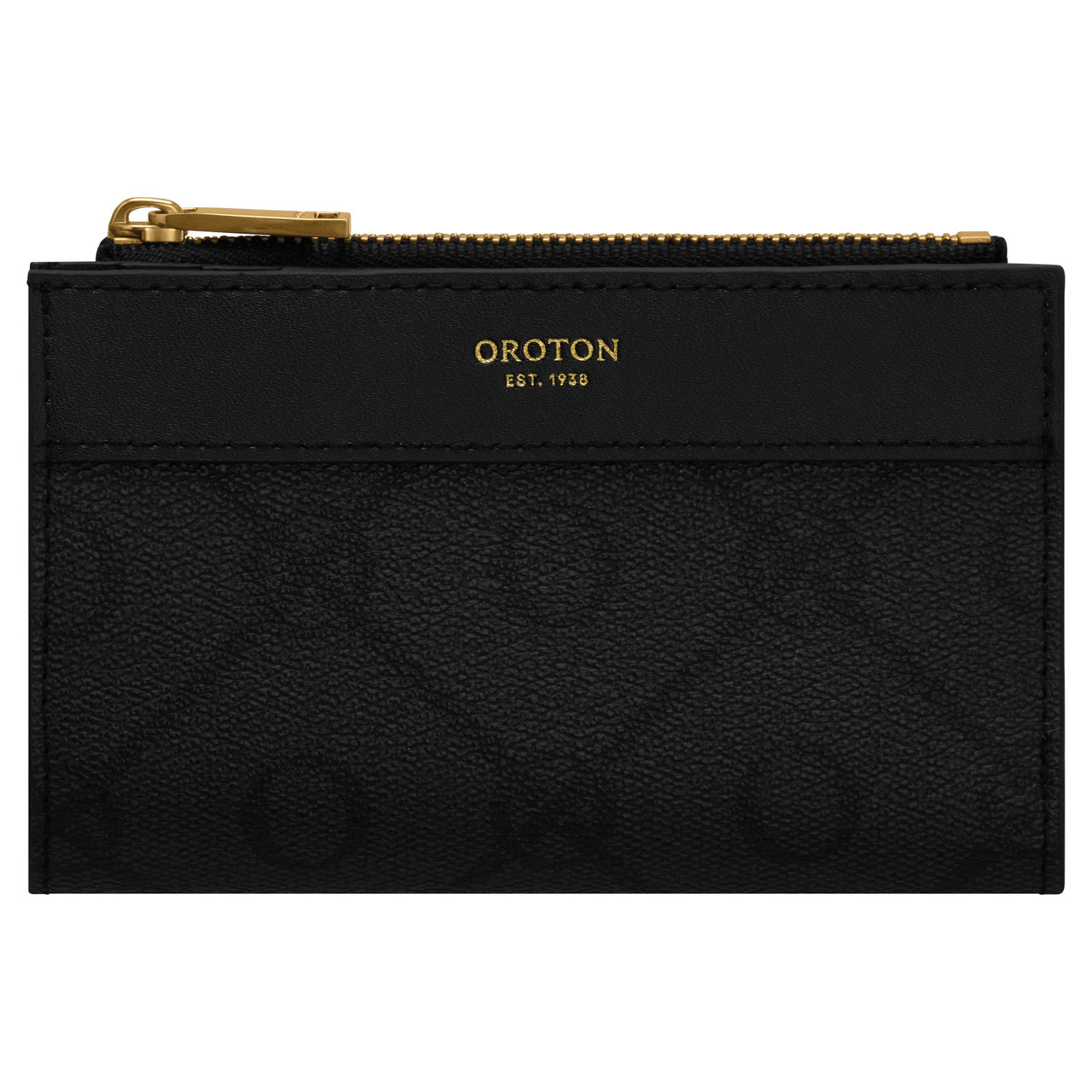 Harvey Signature 12Cc Zip Wallet - Black | Oroton