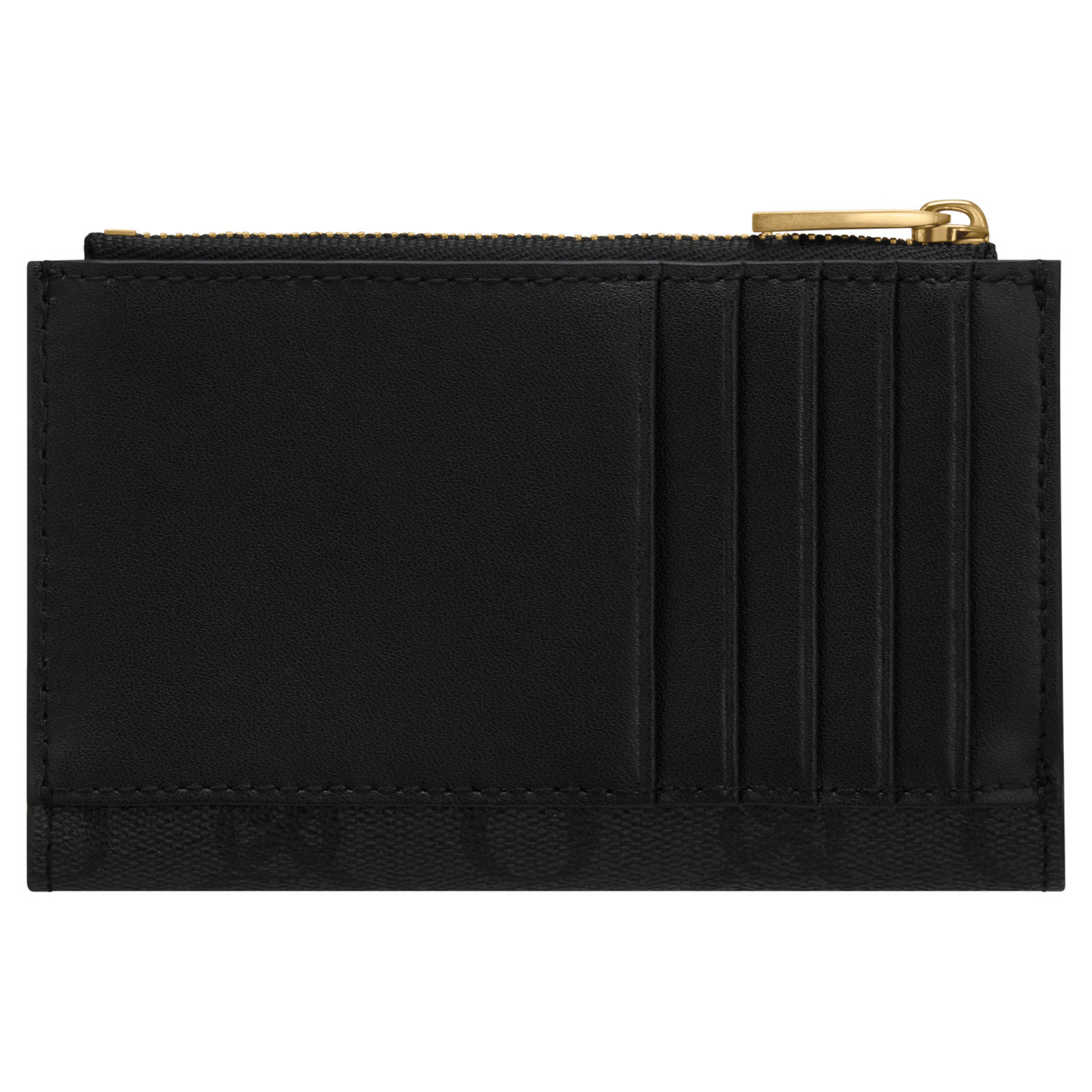 Harvey Signature 12cc Zip Wallet - Black | Oroton