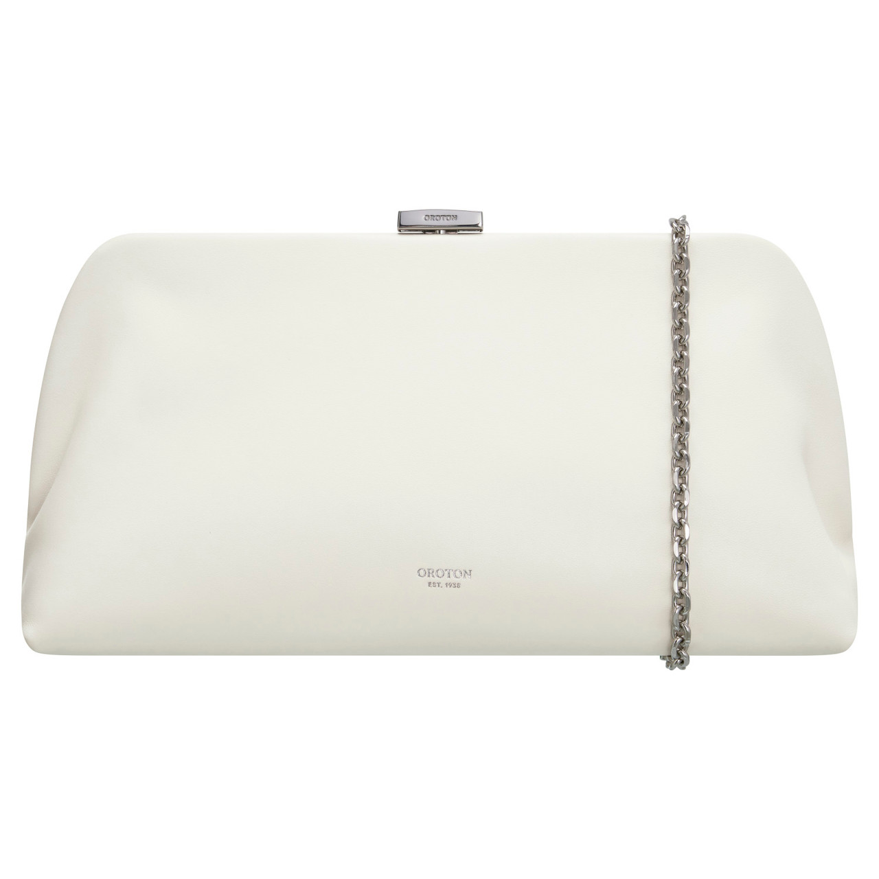 Leah Occasion Clutch Bag Cream Oroton