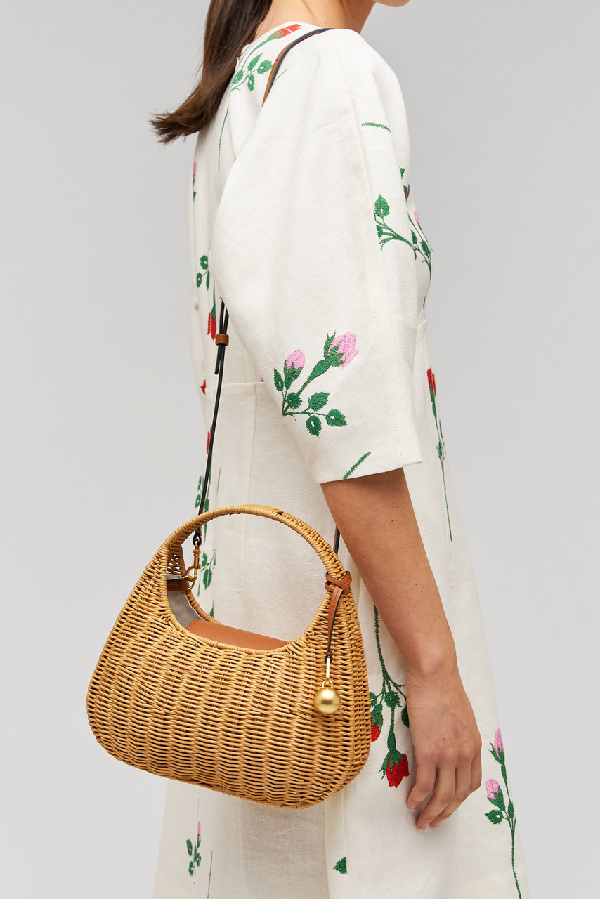 【OROTON】Clara Wicker Mini Bag/かごバッグ/数量限定/2Way Clara Wicker Mini Bag - Natural/Cognac | Oroton