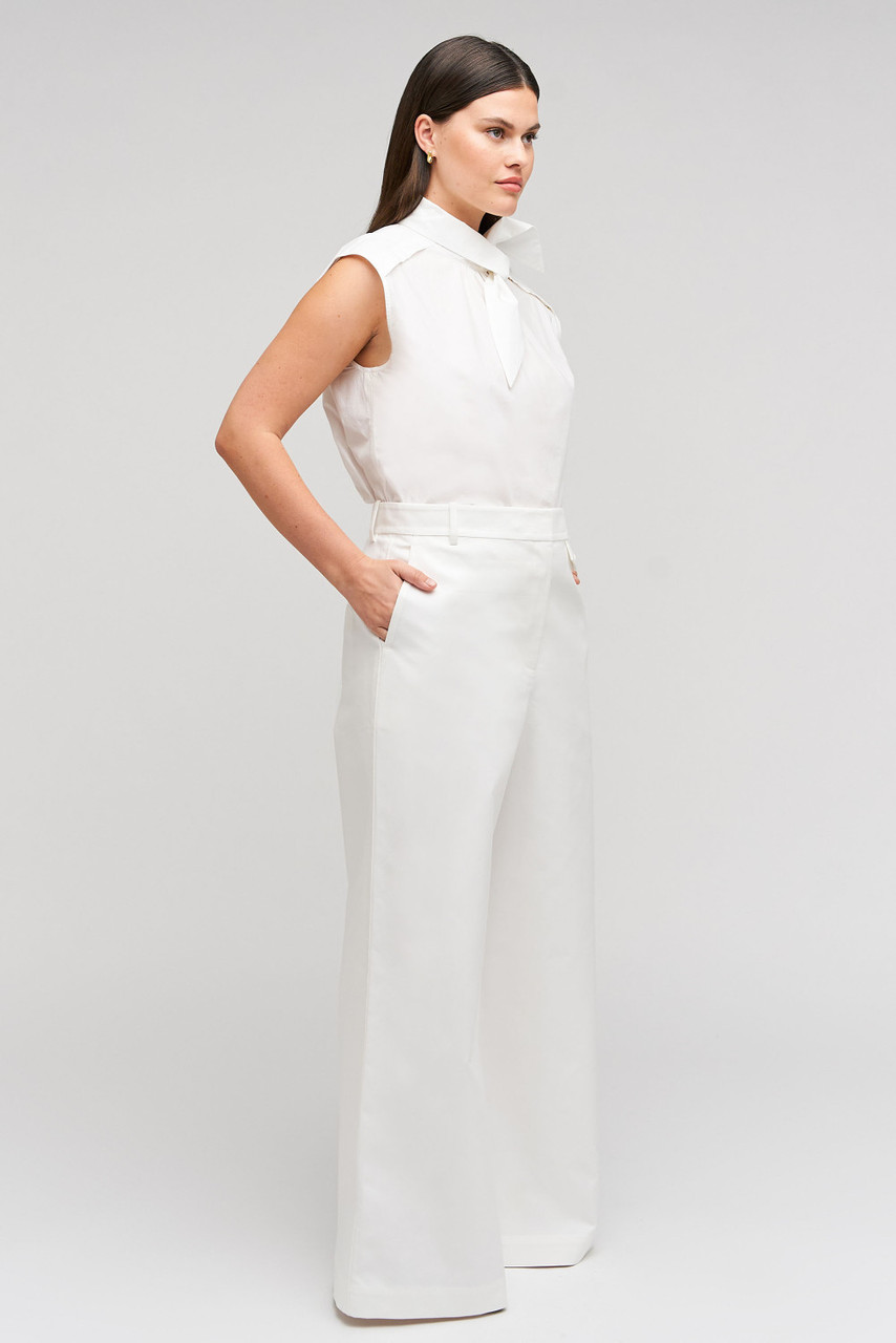 【MODERNIF】Rivet Curved Cotton Wide Pants MODERNIF】Rivet Curved Cotton Wide Pants (modernif/パンツ