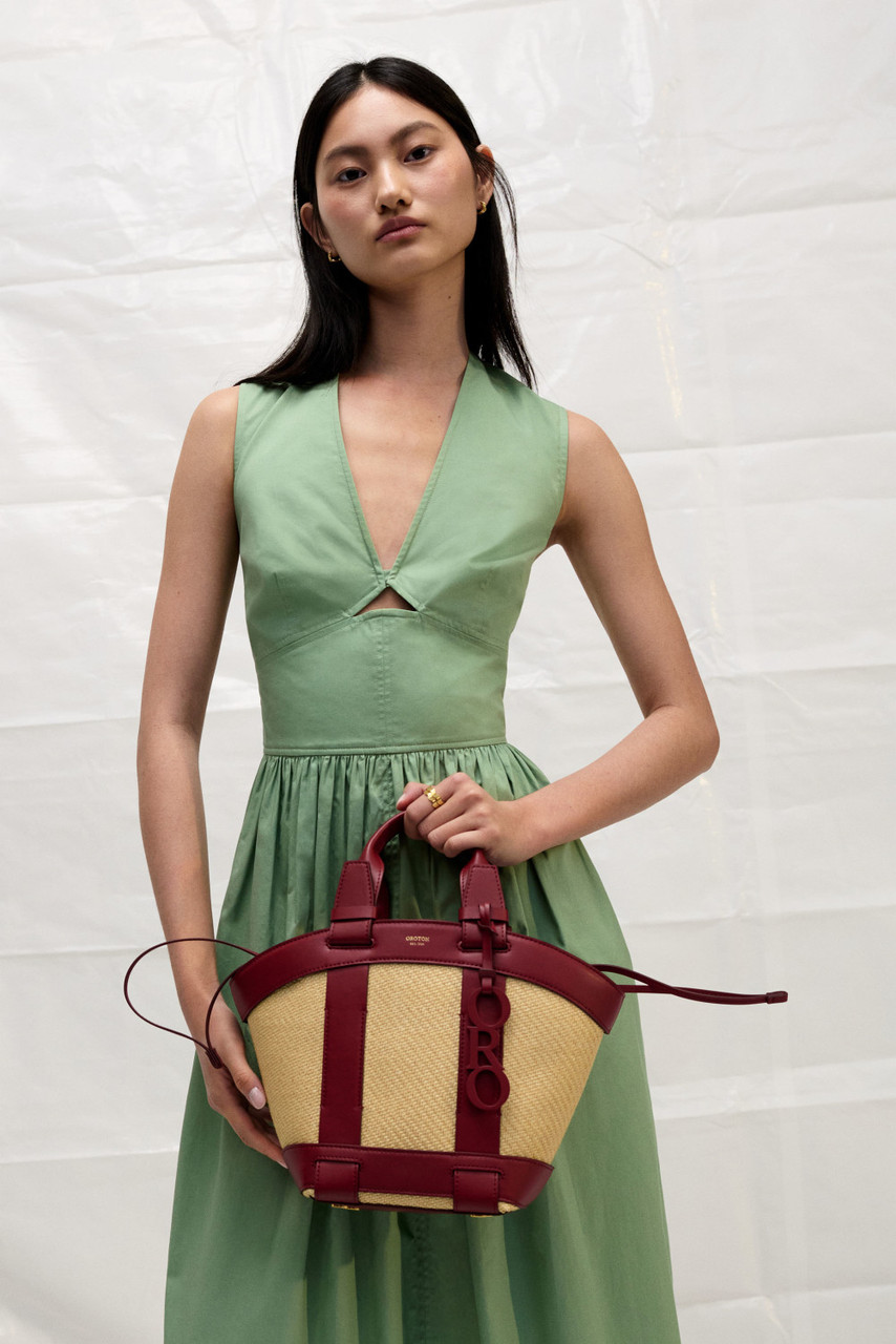 ★OROTON★Harper Small Tote★Natural/Syrah Harper Small Tote - Natural/Syrah | Oroton