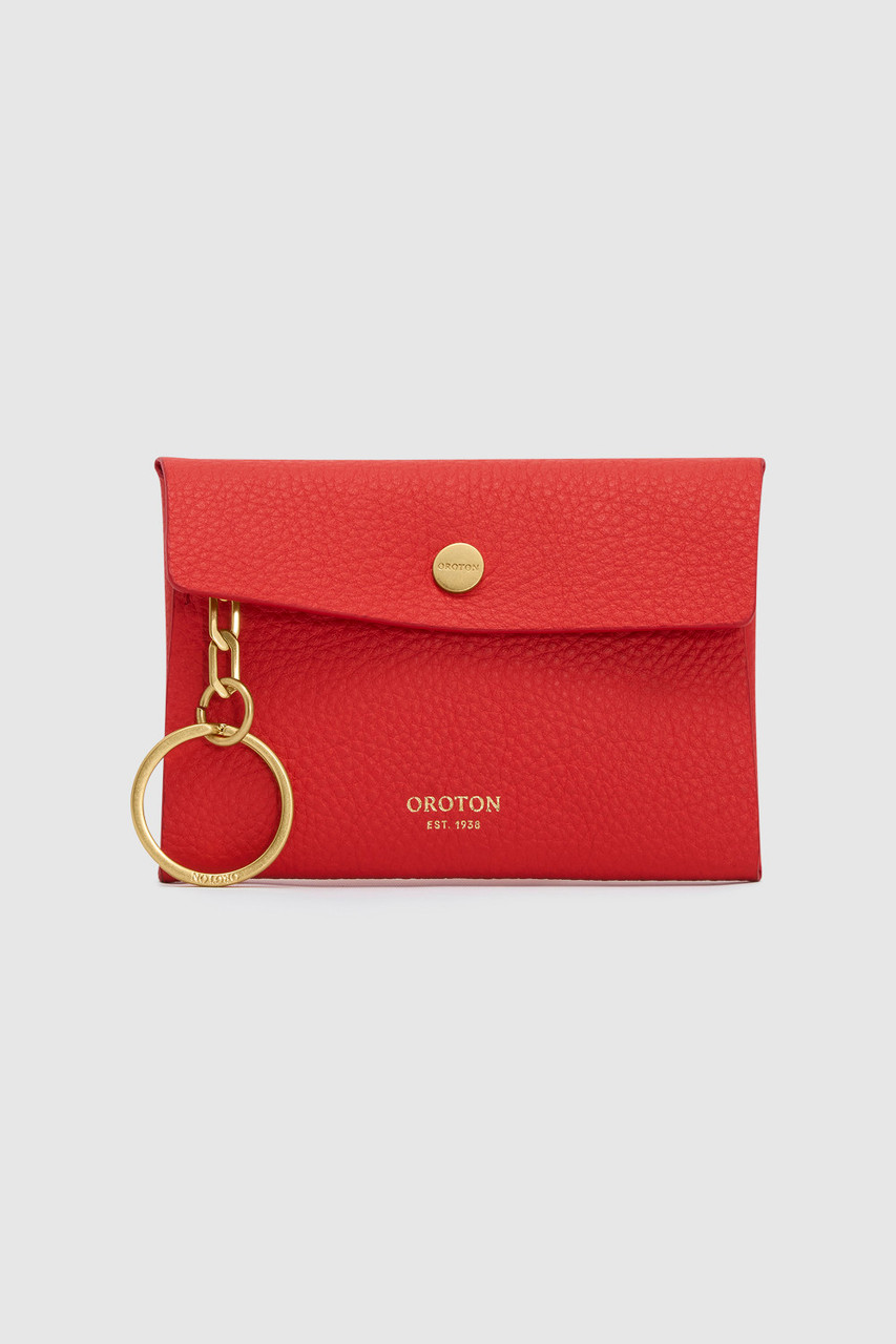 【OROTON】AU人気/MARGOT KEYRING POUCH/キーリング/ポーチ Margot Keyring Pouch - Chilli Pepper | Oroton