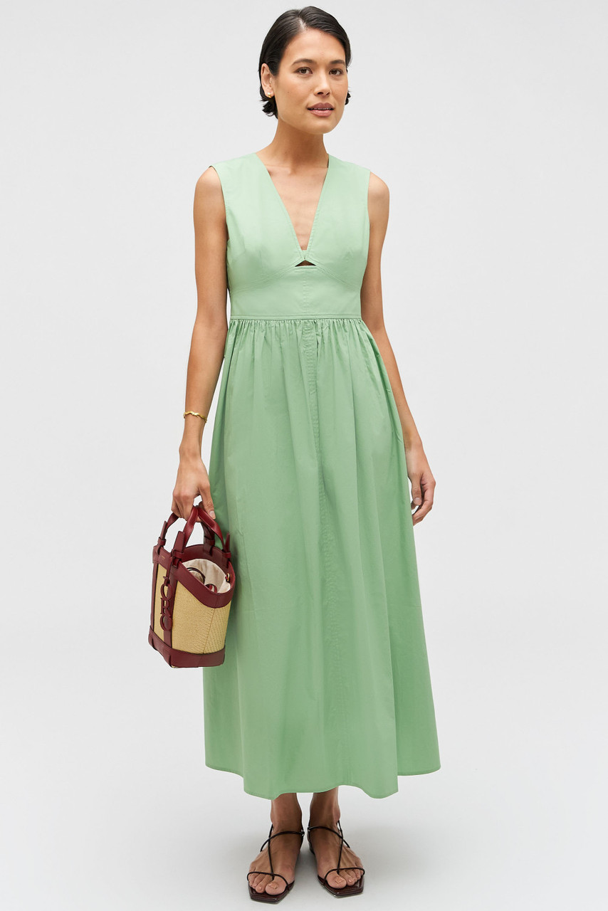 ★OROTON★Poplin Sundress★Mint Leaf Poplin Sundress - Mint Leaf | Oroton