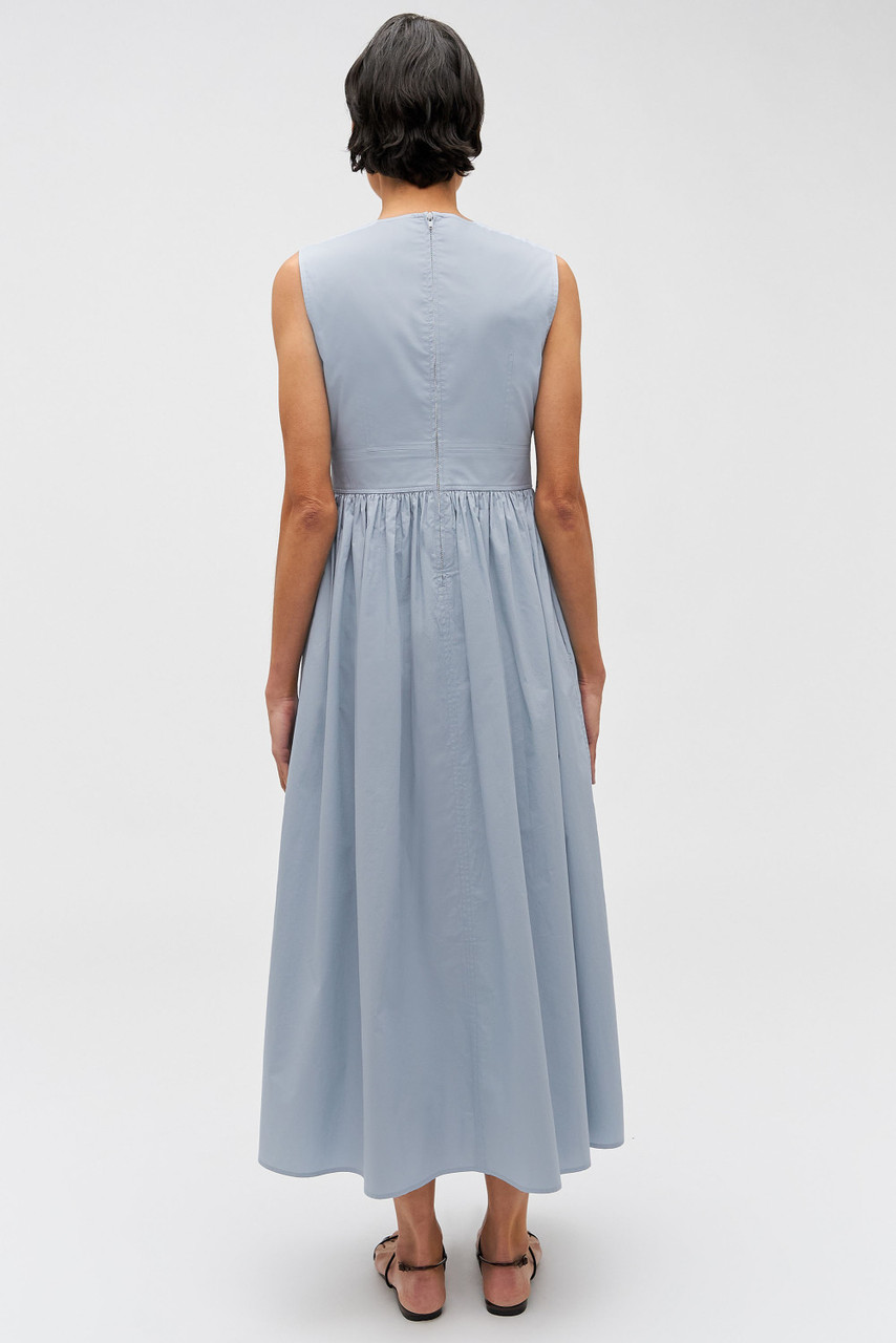 Poplin Sundress - Pale Grey | Oroton