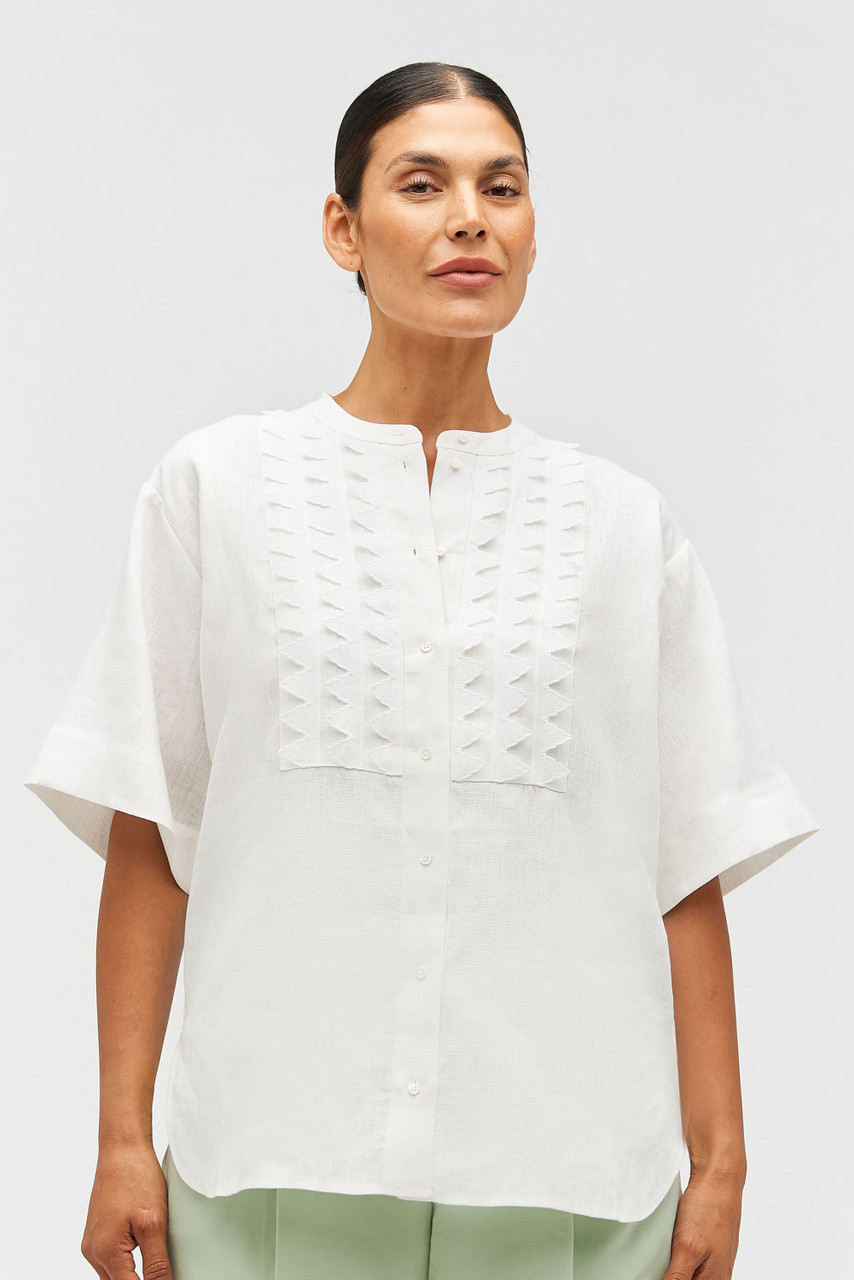 smock top white